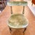 Vintage Hollywood Regency Neoclassical Vanity Chair / Slipper Chair in Sage Velvet With Giltwood Frame & Casters For Sale - Image 4 of 12