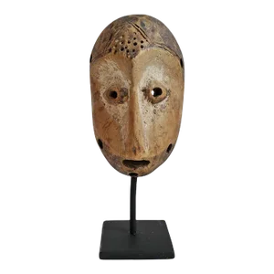 Small Vintage Mid 20th Century Lega Passport Mask