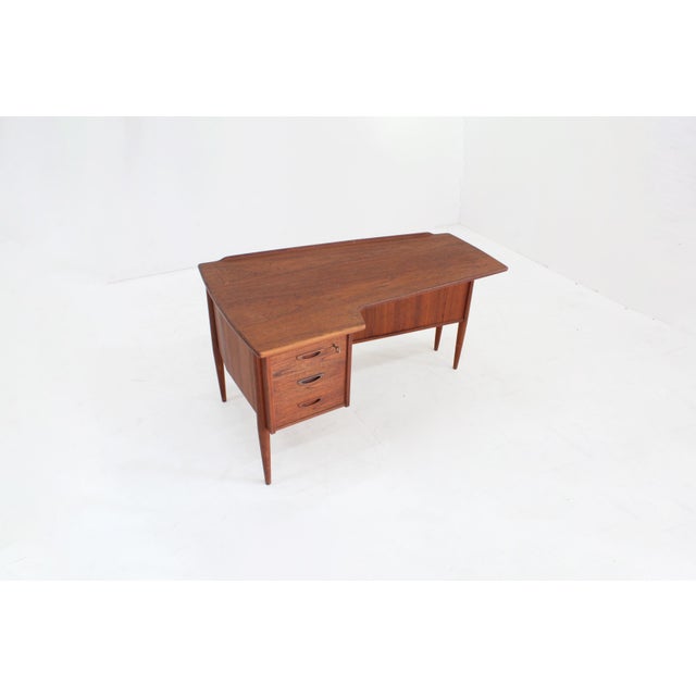 1960s Vintage Danish Teak Desk, 1960s For Sale - Image 5 of 8