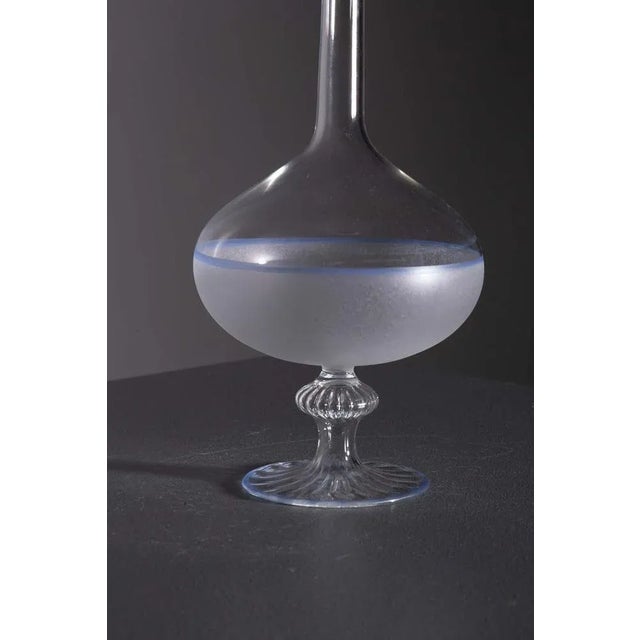 Vintage Italian Murano Blown Glass Vase For Sale - Image 7 of 8