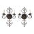 Vintage Wrought Iron Wall Sconces-a Pair For Sale