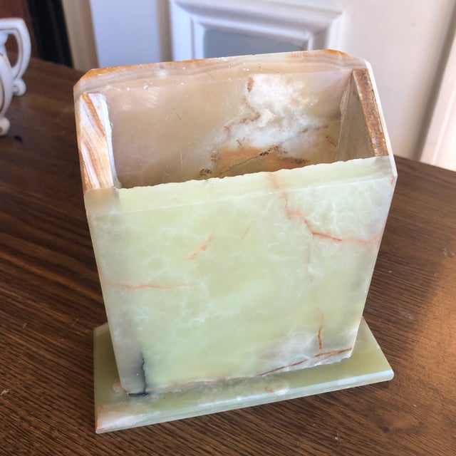 1940s Marble Desk Accessory Holder For Sale In Atlanta - Image 6 of 6