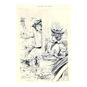 1890s French Art Nourveau Lithograph-Henri Boutet