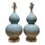 Modern Porcelain Celadon Crackle Lamps - A Pair For Sale