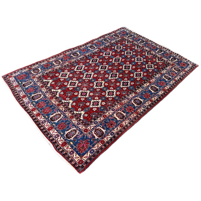 Antique Veramin Rug in Wool, 1920s For Sale - Image 3 of 18