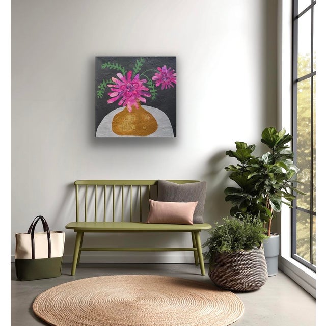 Dahlia Dazzle by Tracy Allegro For Sale - Image 4 of 8