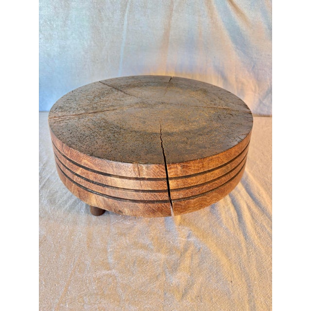 Early 20th Century Early 20th Century Wood Tuk-Away Butcher Block For Sale - Image 5 of 12