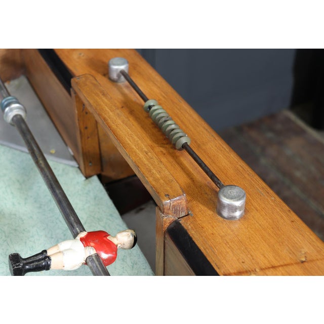 Wood Art Deco French Babyfoot Football Game Table from Finale, 1950s For Sale - Image 7 of 18