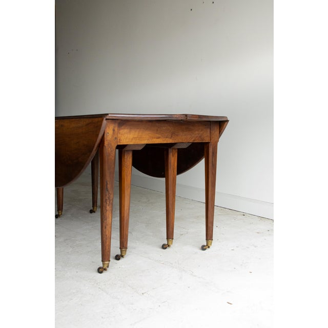 18th Century 18th Century Drop Leaf Directoire Dining Table For Sale - Image 5 of 5