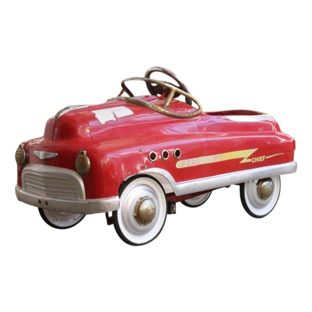 Fire Department Toy Car, 1960s For Sale