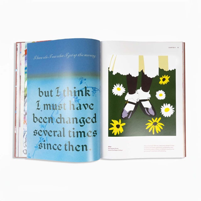 Red Alice in Wonderland Art Novel For Sale - Image 8 of 11