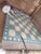 Handmade Woolen Flat Weave Swedish Pattern Blue, Cream and Moss Green Area Tile Rug - 8'x10' For Sale - Image 12 of 13