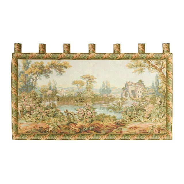 This beautiful tapestry is woven on a jacquard loom by skilled weavers, keeping alive the centuries old tradition of...
