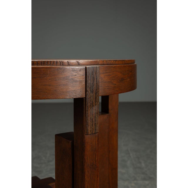Amsterdam School Side Table, 1920s For Sale - Image 8 of 12