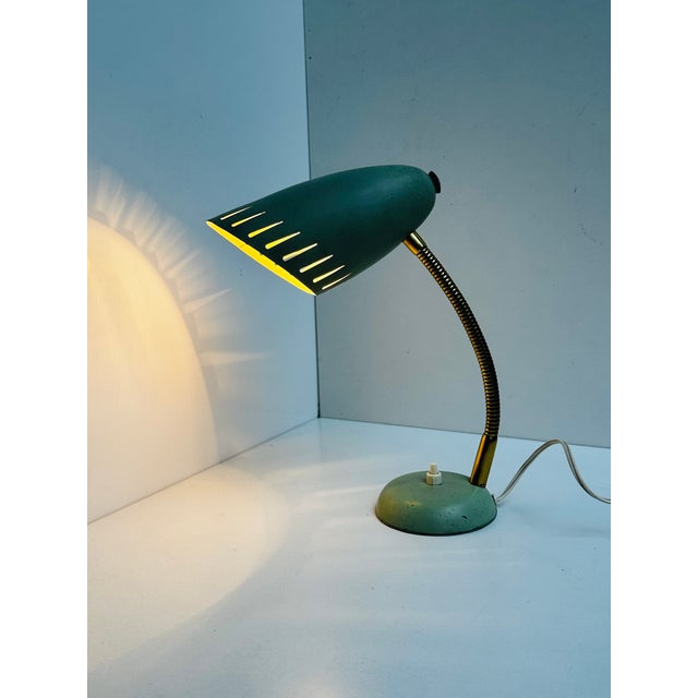 Mid-Century Gooseneck Table Lamp, Germany, 1950s For Sale - Image 9 of 13