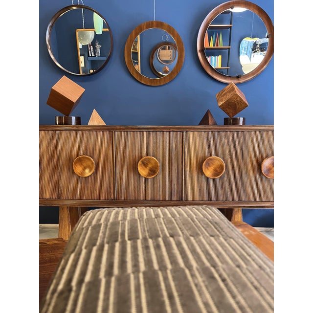 1940s Art Deco Reeded Sideboard, 1940s For Sale - Image 5 of 10