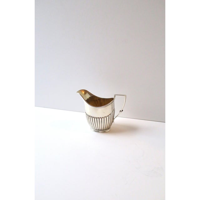 Early 20th Century Sterling Silver Coffee Creamer Pitcher Edwardian Neoclassical English, Early-20th C For Sale - Image 5 of 16