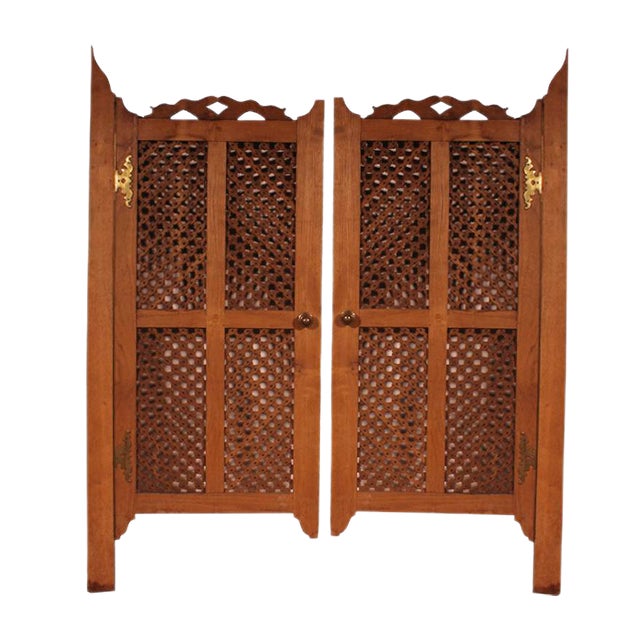 Hispano Moorish Hinged Doors, Set of 2 For Sale