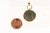 Early 21st Century Greek Bronze Coin Pendant Trimmed in 18K Gold For Sale - Image 5 of 12