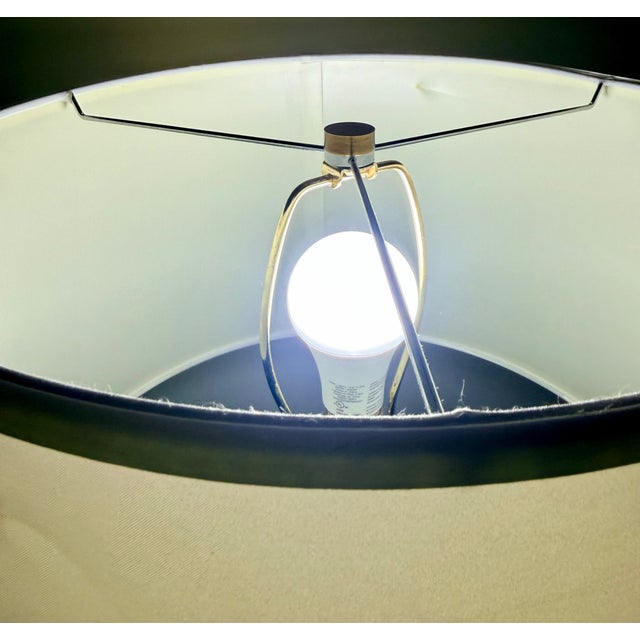 Ethan Allen White Ceramic Table Lamps - a Pair For Sale In Washington DC - Image 6 of 8