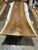 One tree. One top. One of one. A true single-slab live edge table: one continuous cross-section of a single Saman tree...