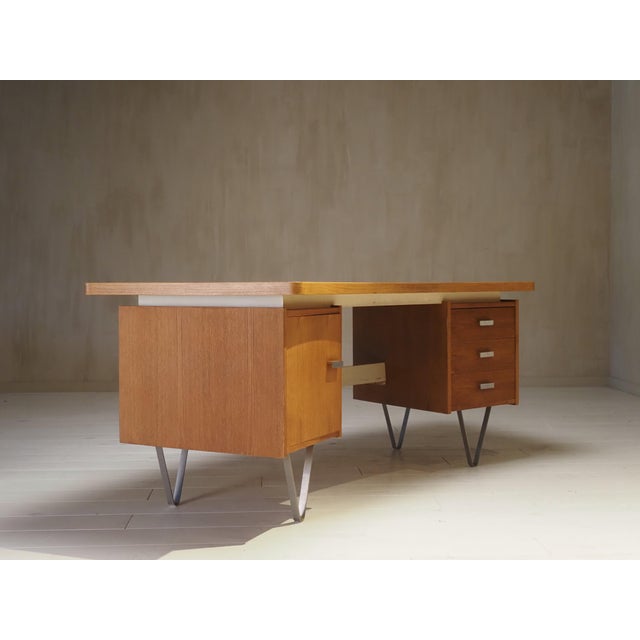 Boomerang Floating Desk from Tijsseling Nijkerk, the Netherlands, 1960s For Sale - Image 12 of 15