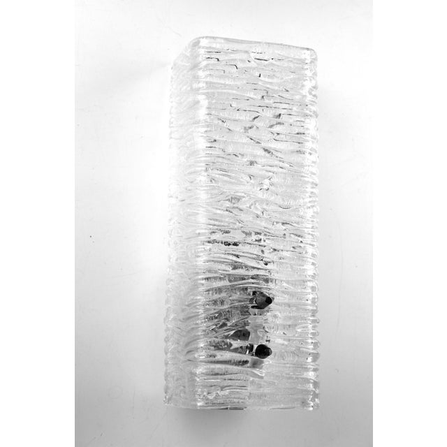 1950s Glass Wall Lamp by J. T. Kalmar and Stölzle for Kalmar, 1950s For Sale - Image 5 of 8