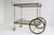 Gold French Brass Bar Cart from Maison Baguès, 1950s For Sale - Image 8 of 12