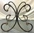 Vintage Scroll Wrought Iron and Brass Square Coffee Table With Beveled Glass Top For Sale - Image 10 of 18