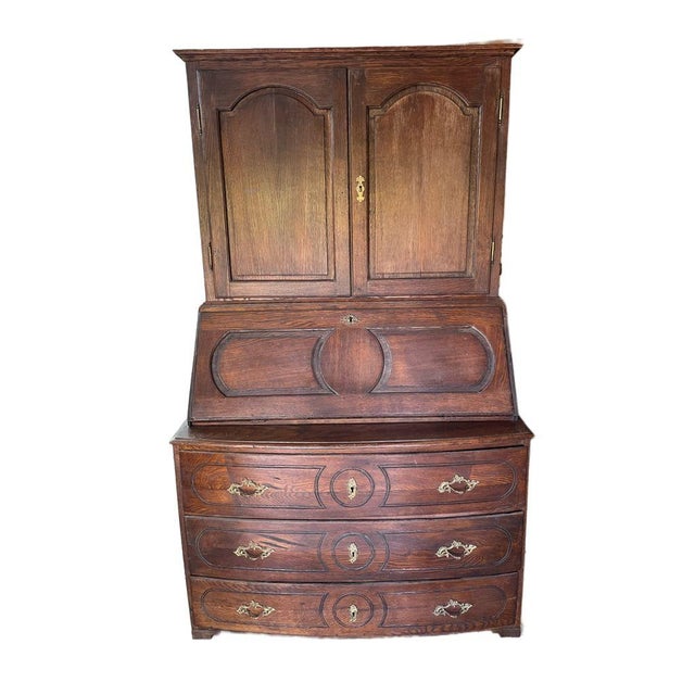 Chest of Drawers with Secretary Desk, 1780 For Sale - Image 9 of 9