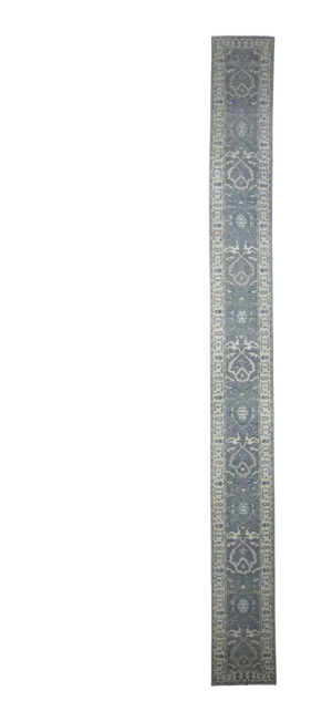Turkish Oushak Rug Runner 2'9" x 28'7"