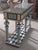 Not Yet Made - Made To Order Harlequin Entryway Console Table Black & White Hollywood Regency For Sale - Image 5 of 9