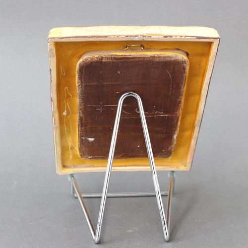 Vintage French Ceramic Mirror by François Lembo, 1970s For Sale - Image 6 of 18