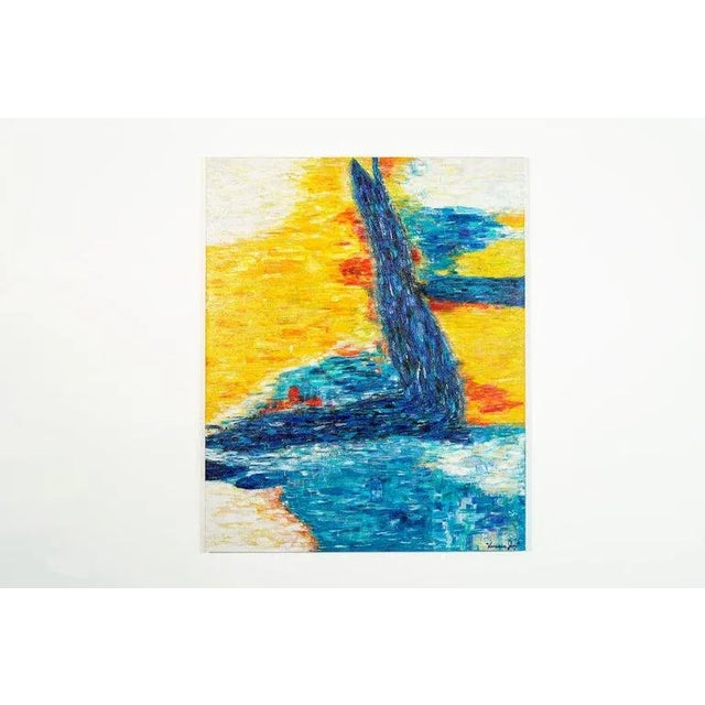 Title: Sailing Through Artist: Vanessa Joy Medium: Acrylic on Canvas Subject Matter: Abstract Art Size: 48x60 inches...