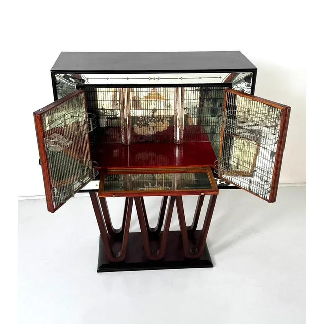 Dry Bar in the style of Osvaldo Borsani, 1940s For Sale - Image 3 of 8