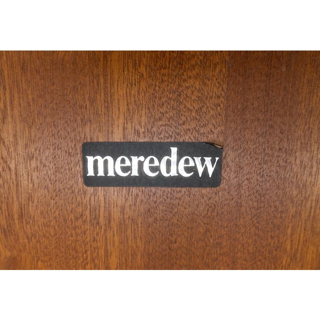 Danish Mid Century Modern Oval Teak 18" Pop up Hide Away Leaf Dining Table For Sale - Image 12 of 12