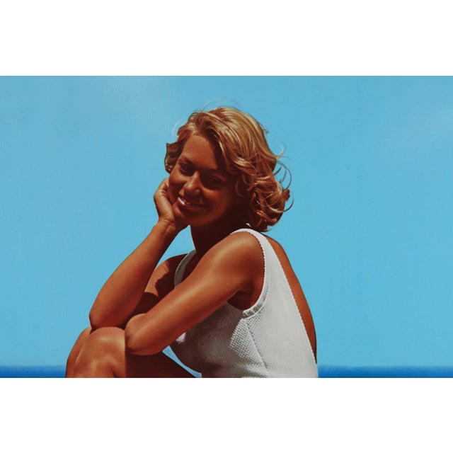 Large Vintage Belgian Advertising Sign for Nivea Cosmetics, 1970s For Sale - Image 4 of 12