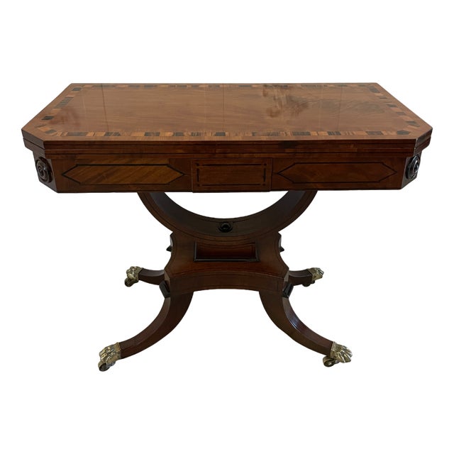 Regency Mahogany Console Table, 1830s For Sale