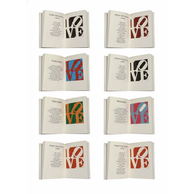 1990s Robert Indiana - 'The Book of Love Art & Poetry', 1996 - Ap 1/5 For Sale - Image 5 of 5
