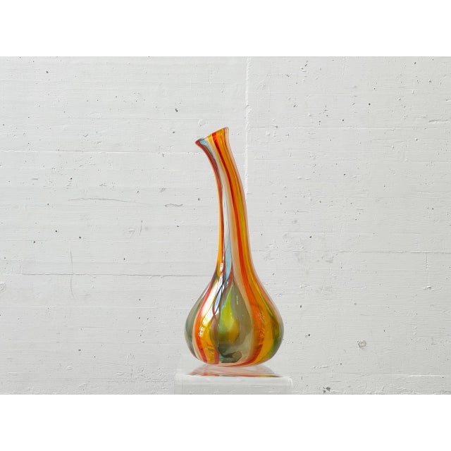Studio Glass Vase from Mdina, Malta, 1970s For Sale - Image 9 of 9