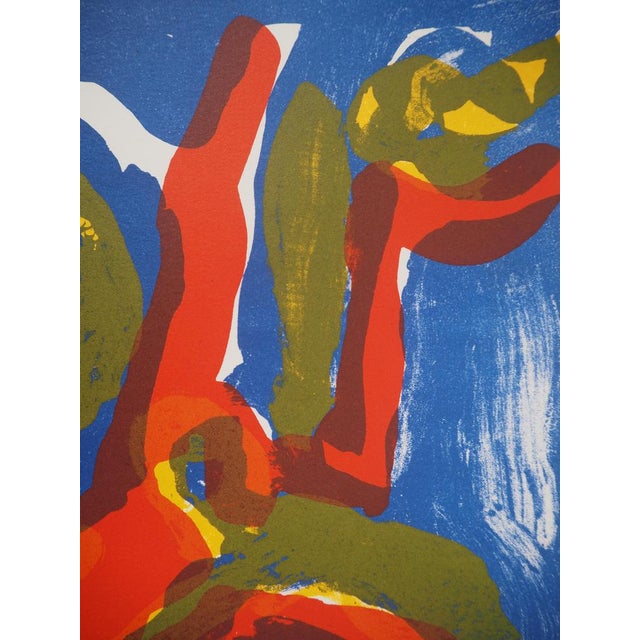 Modern Bengt Lindström, Blue Face, Original Lithograph For Sale - Image 3 of 7