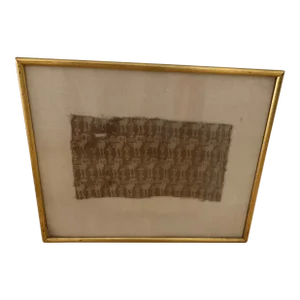 Pre Columbian Chimu Textile Framed