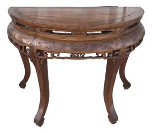 Qing Dynasty Demi Lune Console-2