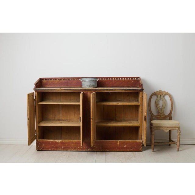 Antique Swedish Pine Sideboard For Sale - Image 3 of 14