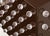 Chocolate Brown Murano Sphere Cabinet with Brass Legs from Justfurnituress SRL For Sale - Image 4 of 9