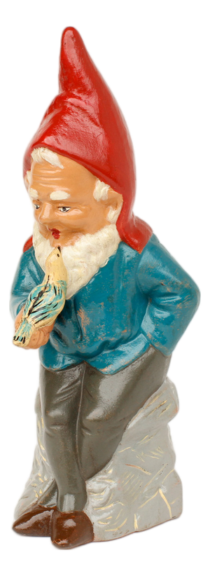 Terracotta Garden Gnome by VEB, 1950s