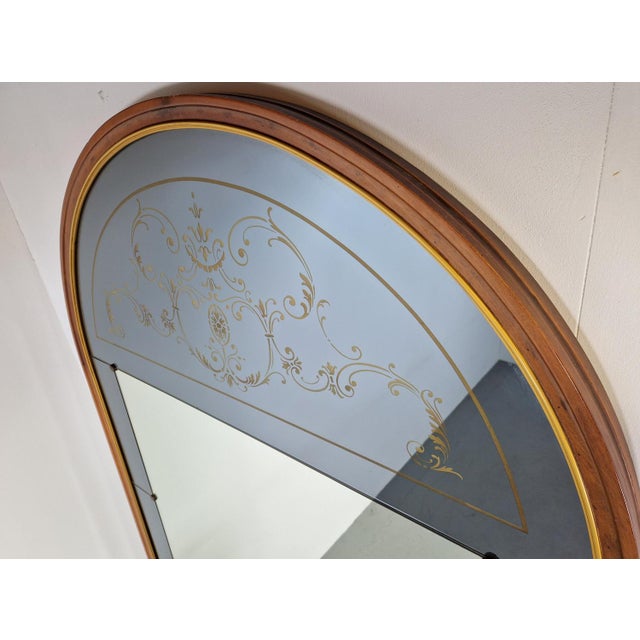 Vintage Floor Mirror with Console Table from Cristal Art, Italy, 1960s For Sale - Image 18 of 18