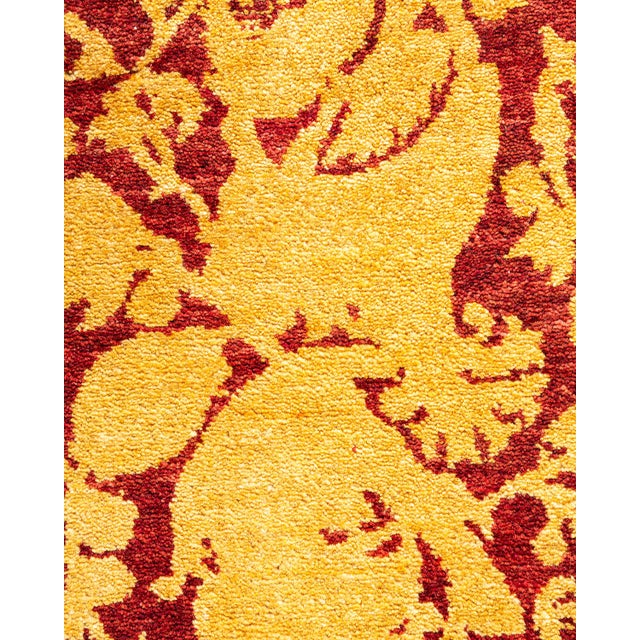 Traditional Mogul, One-of-a-Kind Hand-Knotted Area Rug - Red, 6' 2" x 8' 7" For Sale - Image 3 of 8