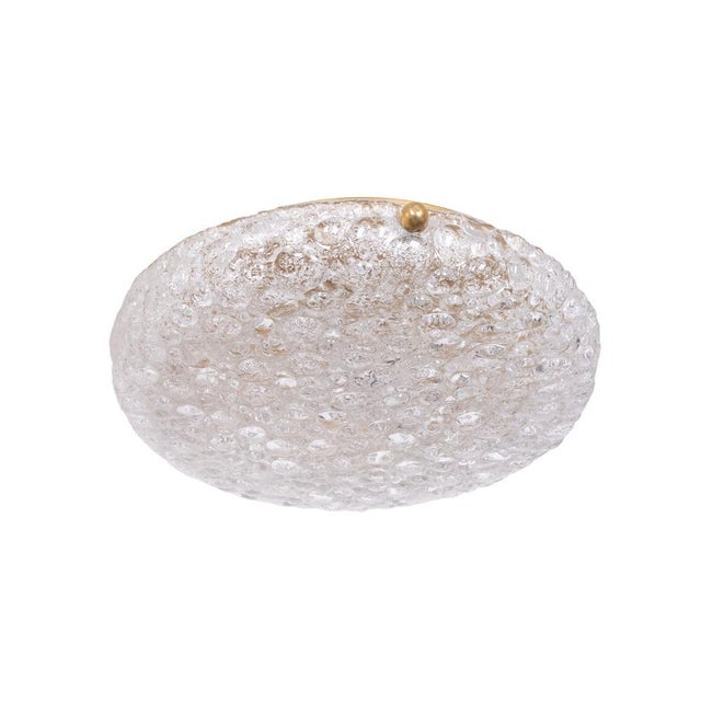 Murano Bubble Glass Flush Mount from Hillebrand Lighting, Germany,1970s For Sale - Image 4 of 12