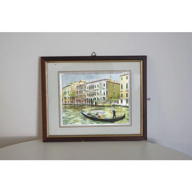 Wood Prints of Venice with Reflections, 1970s, Set of 2 For Sale - Image 7 of 15